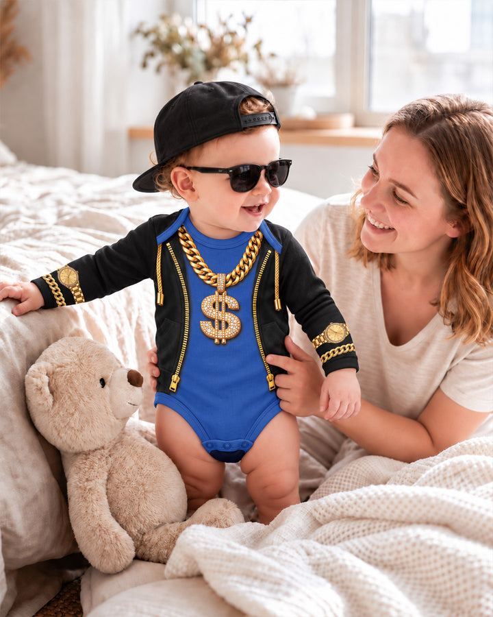 Little Chain King Bamboo Bodysuit