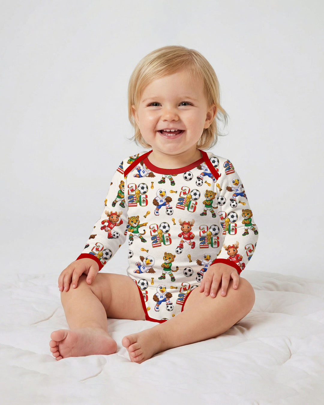 Gerippte Babykleidung mit individuellem Foto - Weich &amp; Skizzenhaft