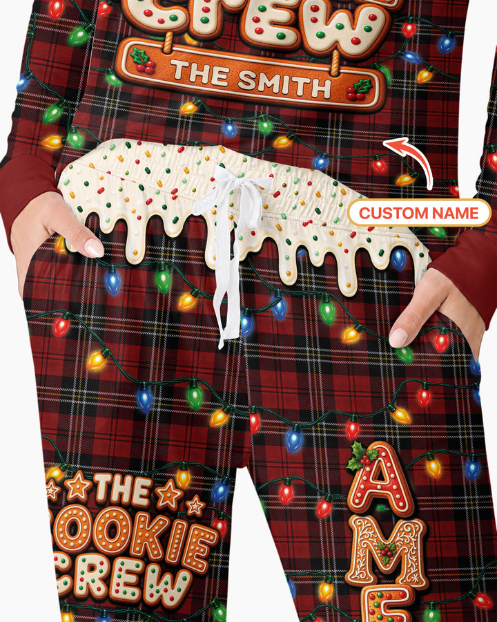 The Cookie Crew Custom Name Bamboo Women Pajama Set