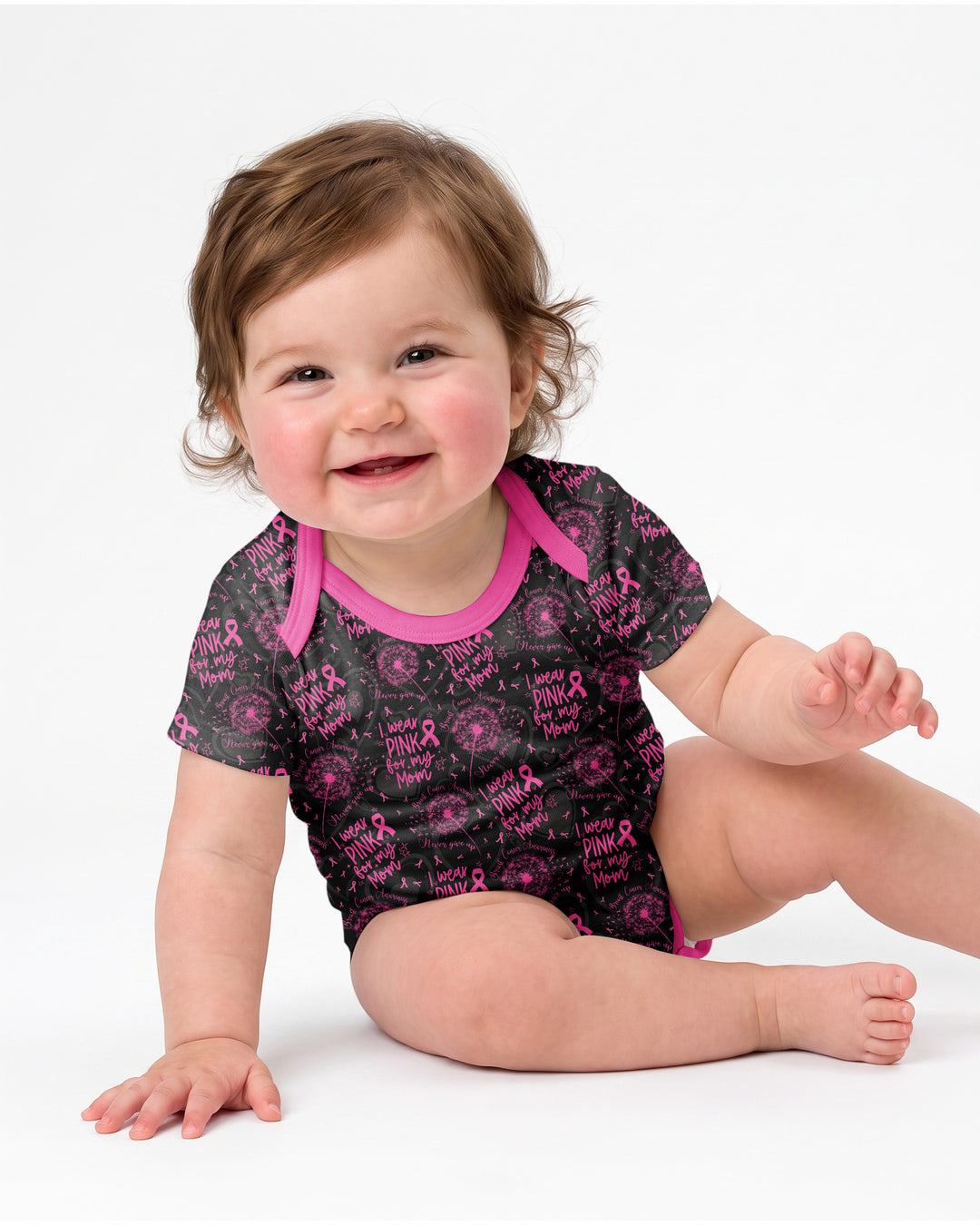 Gerippte Babykleidung mit individuellem Foto - Weich &amp; Skizzenhaft