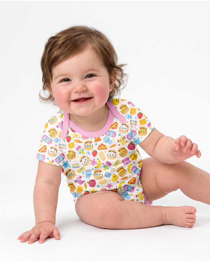 Gerippte Babykleidung mit individuellem Foto - Weich &amp; Skizzenhaft