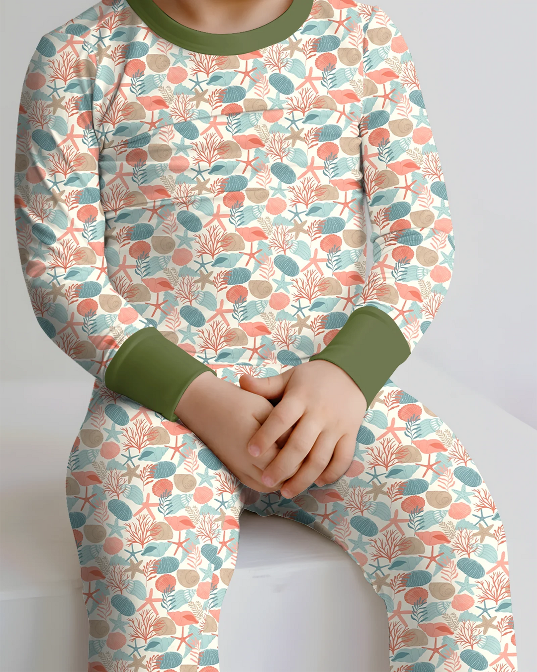 Sunny Beach Cruisers Bamboo Two Piece Long Sleeve Pajama Set