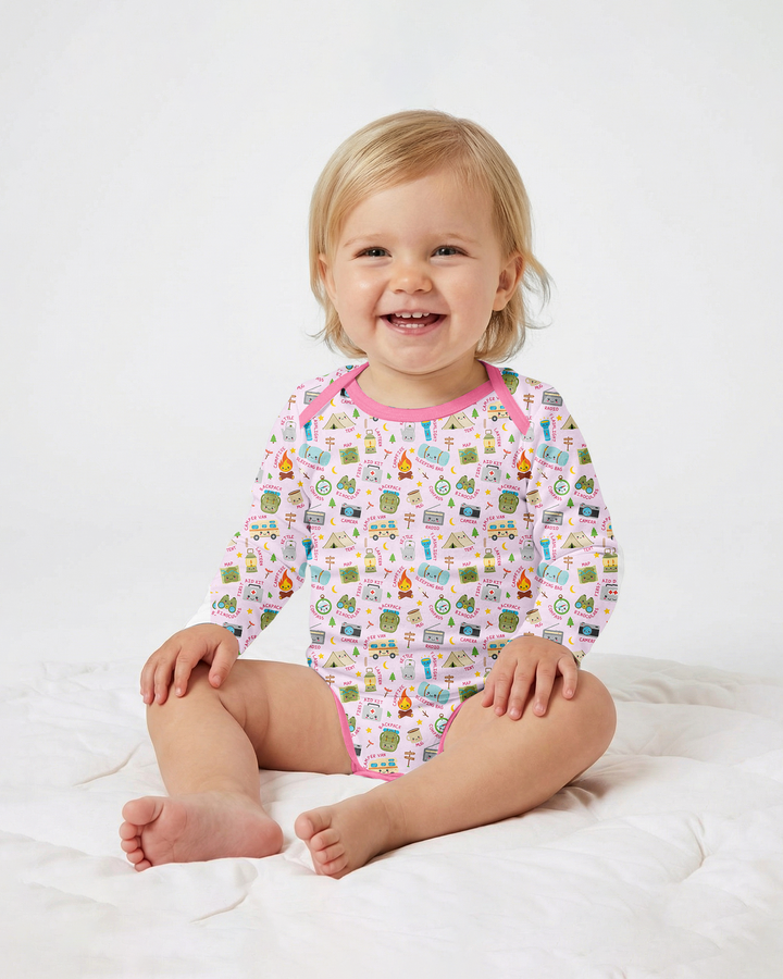 Gerippte Babykleidung mit individuellem Foto - Weich &amp; Skizzenhaft