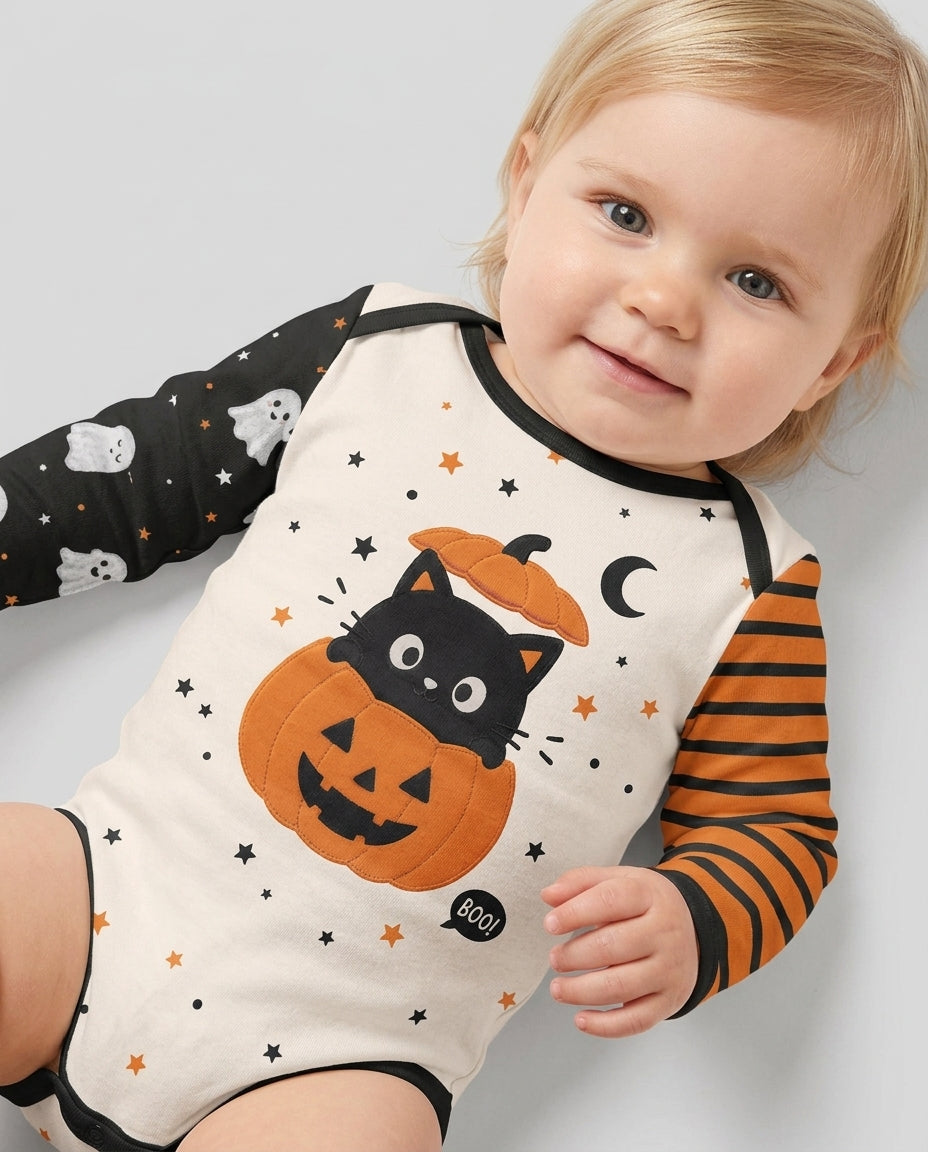 Boo Kitty Bamboo Bodysuit
