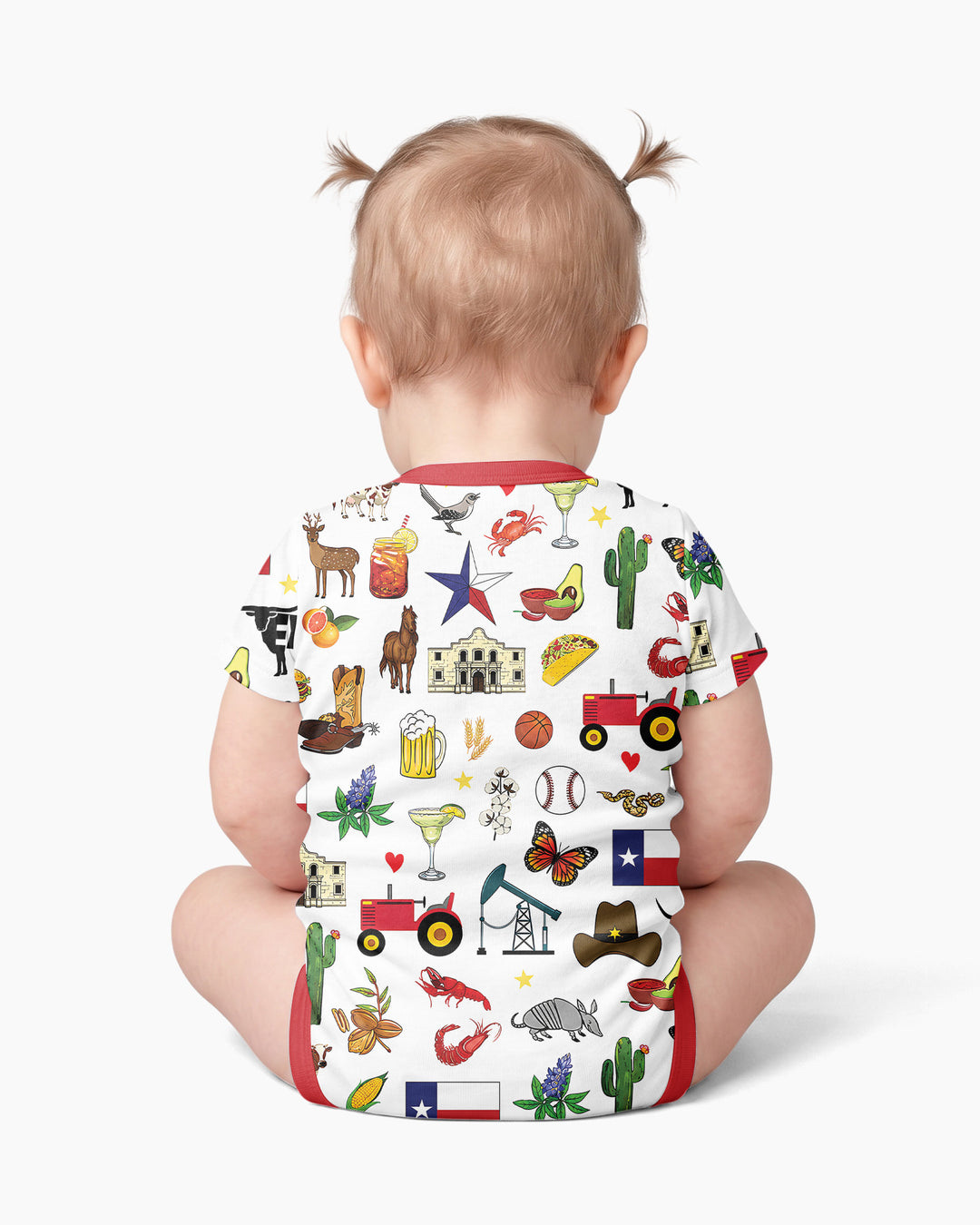Texas Map  Bamboo Bodysuit