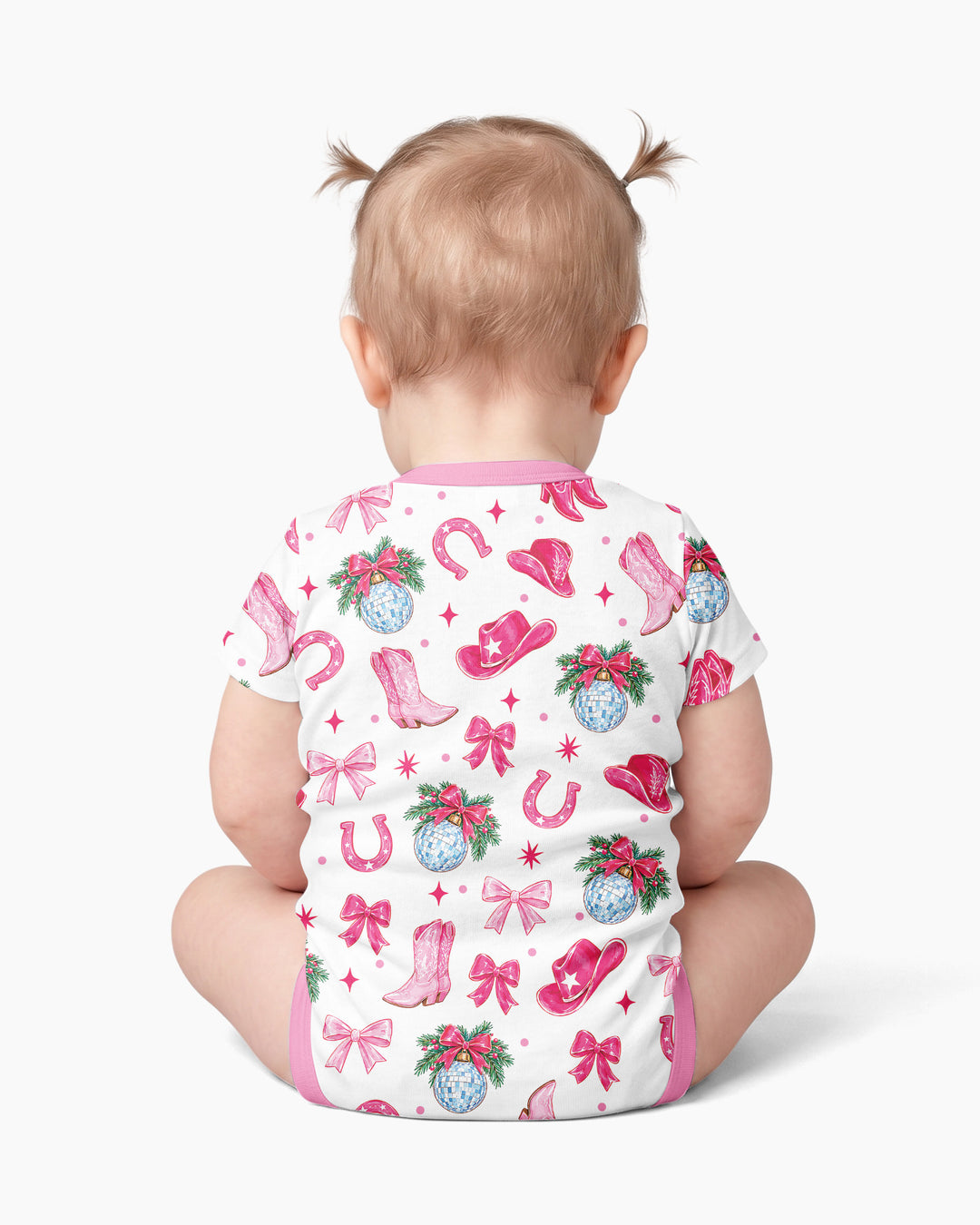Western Christmas Giddy-up Jingle Horse Bamboo Bodysuit