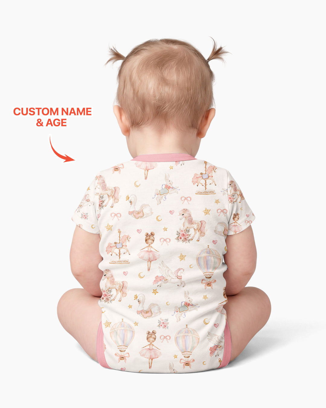 Custom Name When I Wake Up Girly Birthday Bamboo Bodysuit