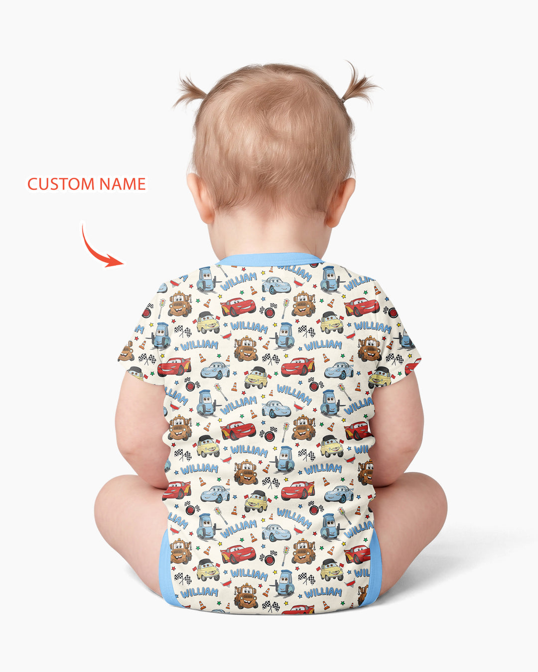 Gerippte Babykleidung mit individuellem Foto - Weich &amp; Skizzenhaft