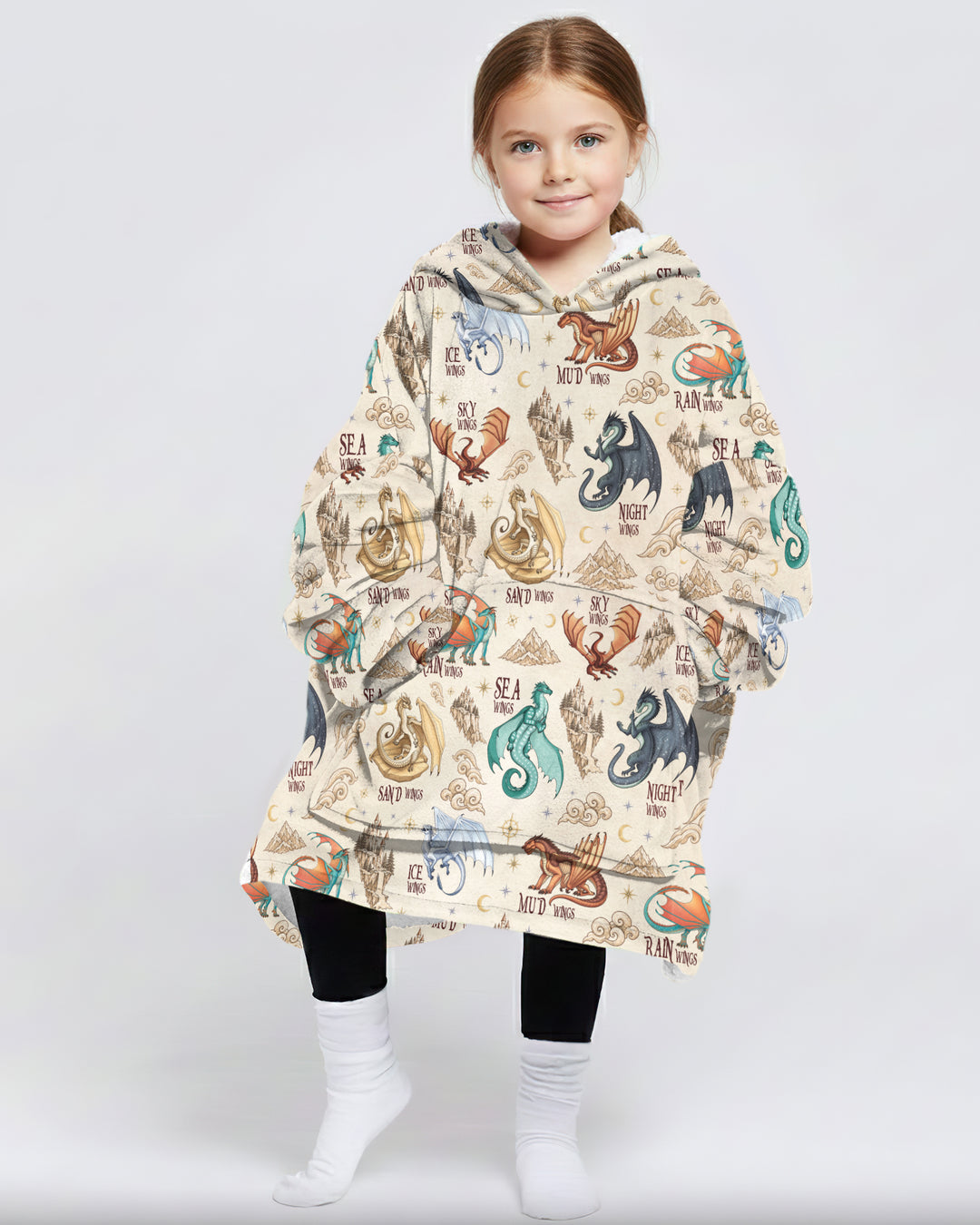 Elemental Dragons Blanket Hoodie