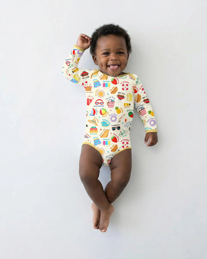 Gerippte Babykleidung mit individuellem Foto - Weich &amp; Skizzenhaft