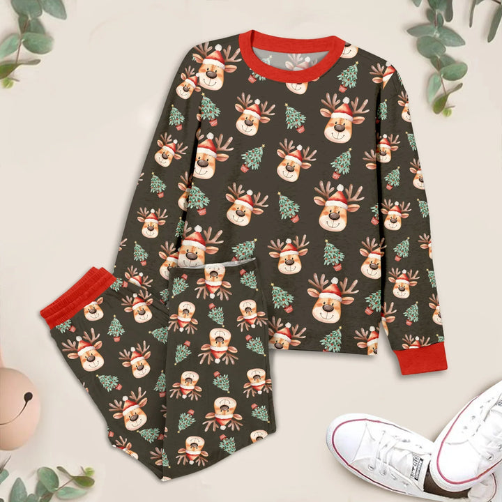 Christmas Reindeer Bamboo Footie Pajamas for Babies - Comfy & Cute , Christmas Reindeer Bamboo Footie Pajamas for Babies - Comfy & Cute - Long Zippy / 0-3M