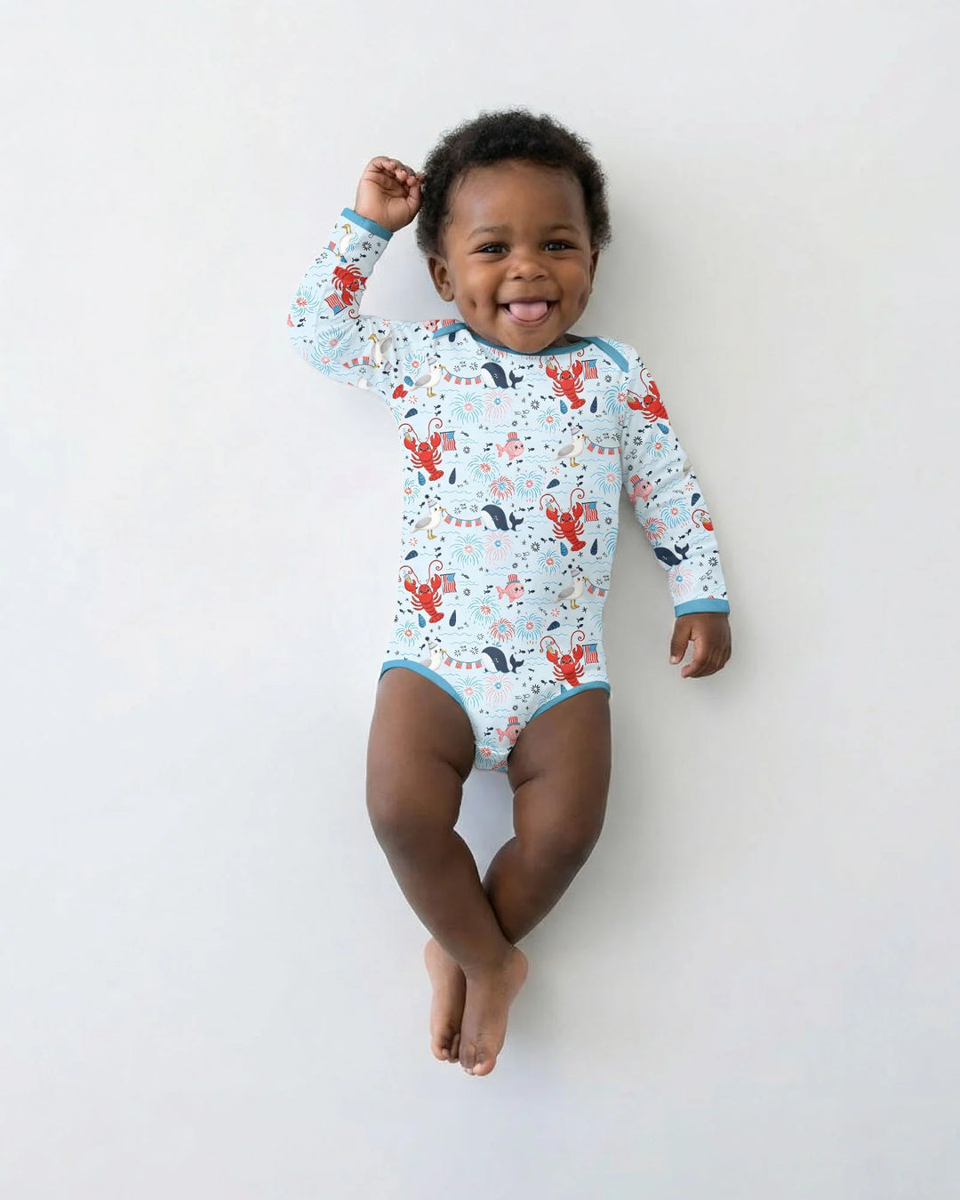 Gerippte Babykleidung mit individuellem Foto - Weich &amp; Skizzenhaft