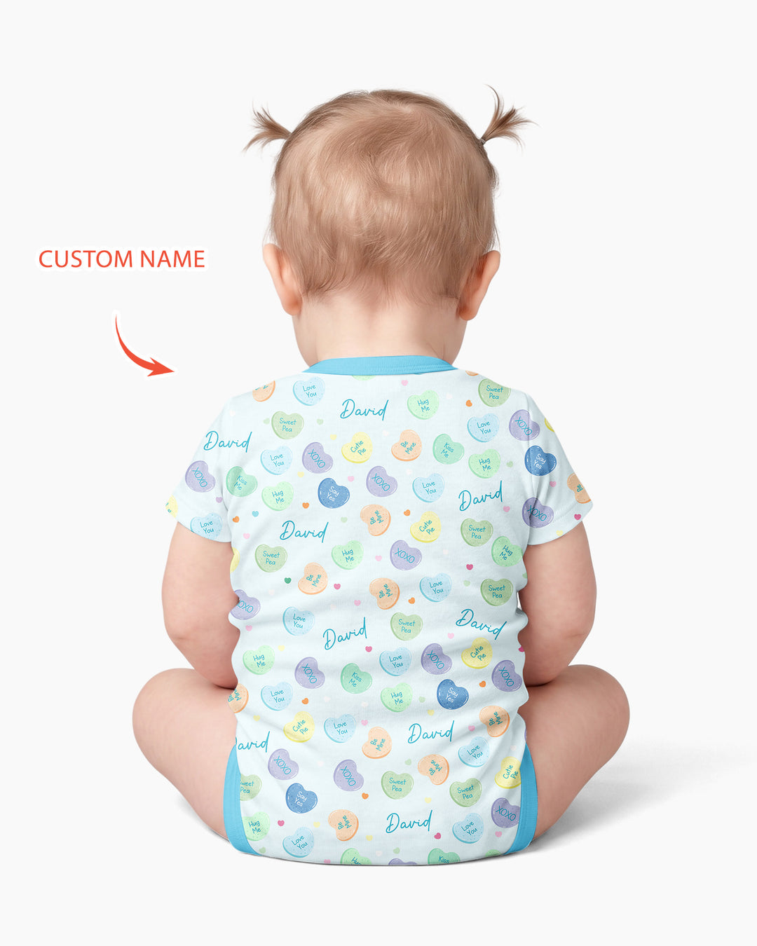Gerippte Babykleidung mit individuellem Foto - Weich &amp; Skizzenhaft