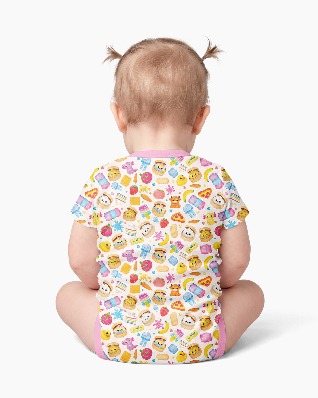 Gerippte Babykleidung mit individuellem Foto - Weich &amp; Skizzenhaft