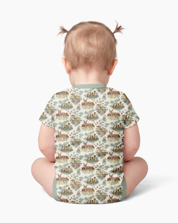Gerippte Babykleidung mit individuellem Foto - Weich &amp; Skizzenhaft