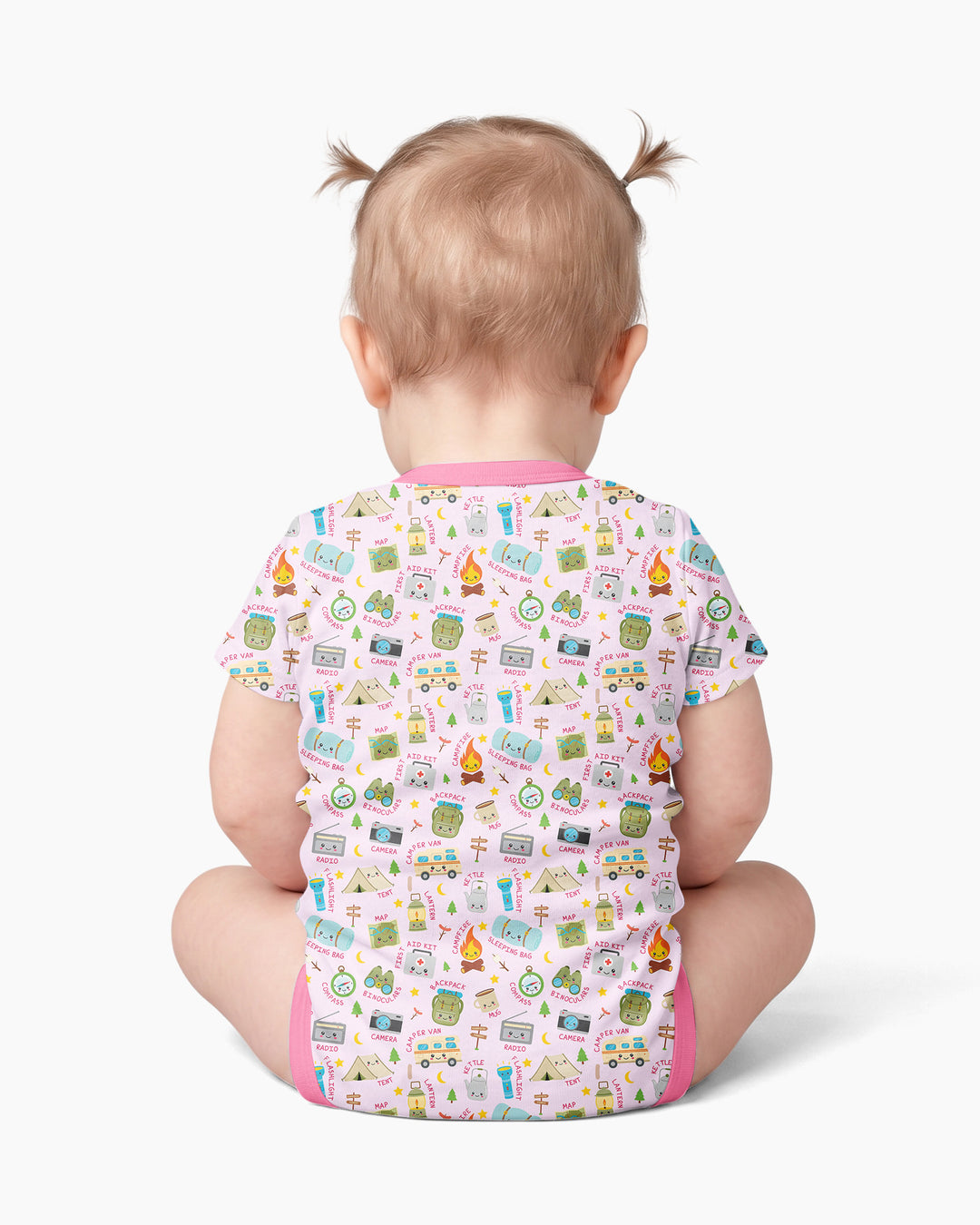Gerippte Babykleidung mit individuellem Foto - Weich &amp; Skizzenhaft