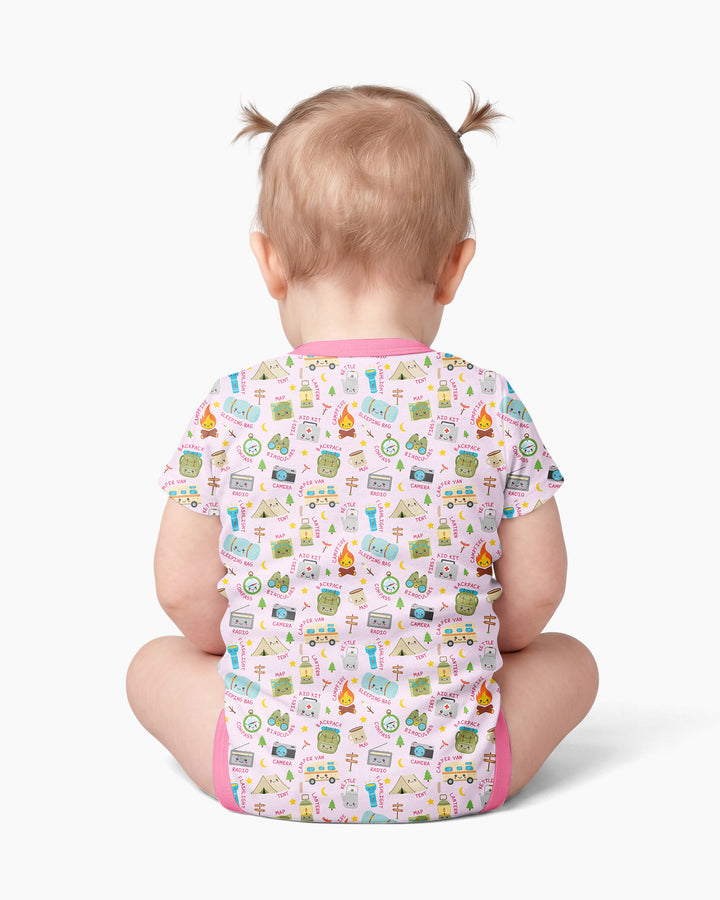 Gerippte Babykleidung mit individuellem Foto - Weich &amp; Skizzenhaft