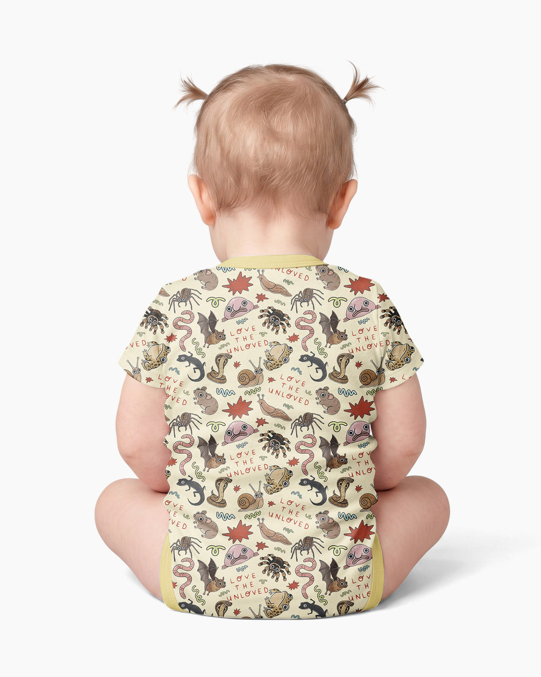 Gerippte Babykleidung mit individuellem Foto - Weich &amp; Skizzenhaft