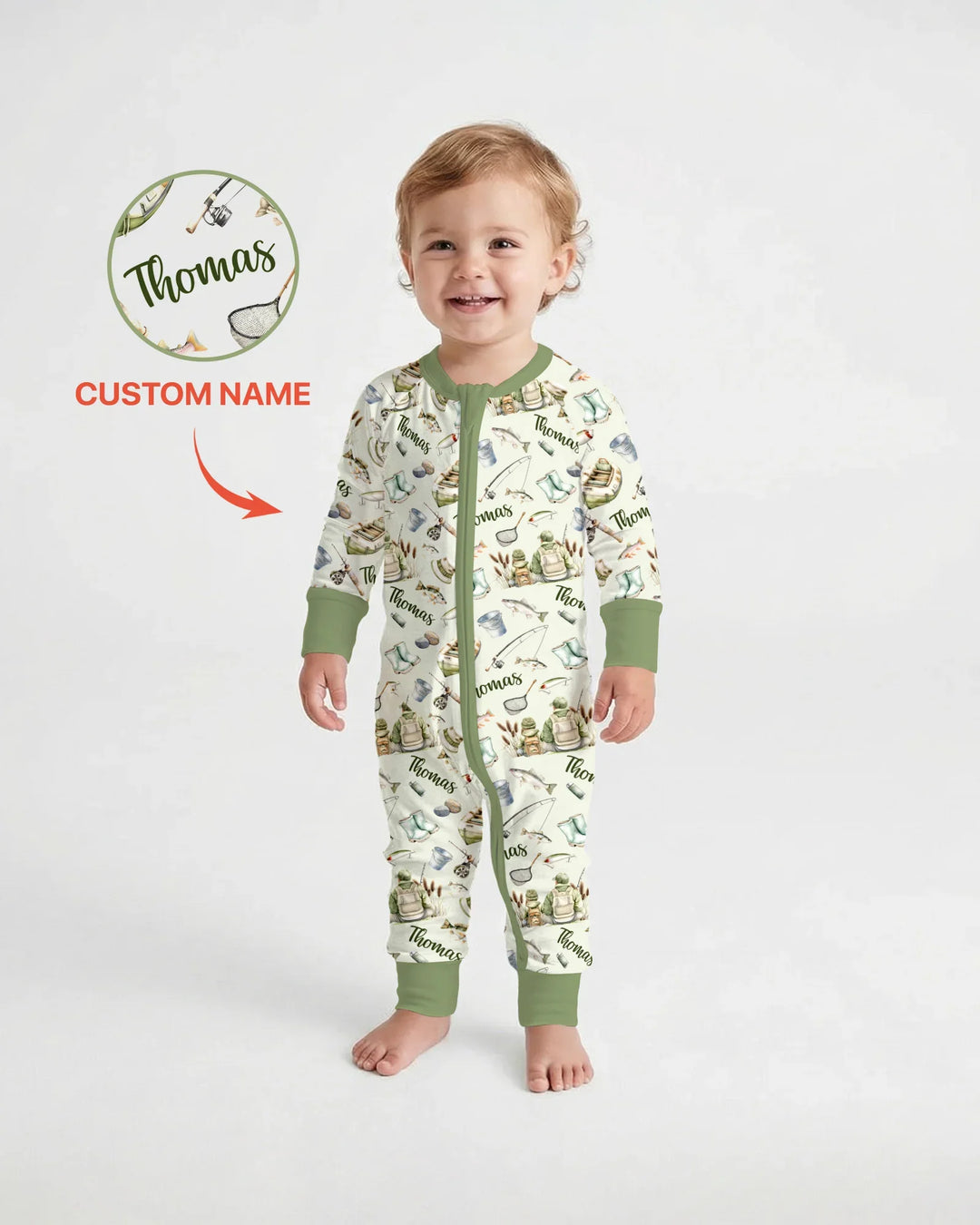 Gerippte Babykleidung mit individuellem Foto - Weich &amp; Skizzenhaft