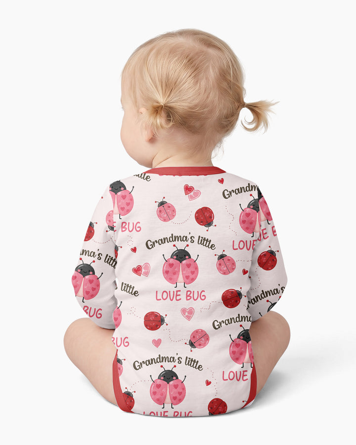 Grandma's Little Love Bug Bamboo Bodysuit