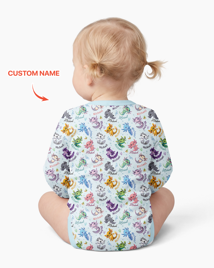 Gerippte Babykleidung mit individuellem Foto - Weich &amp; Skizzenhaft