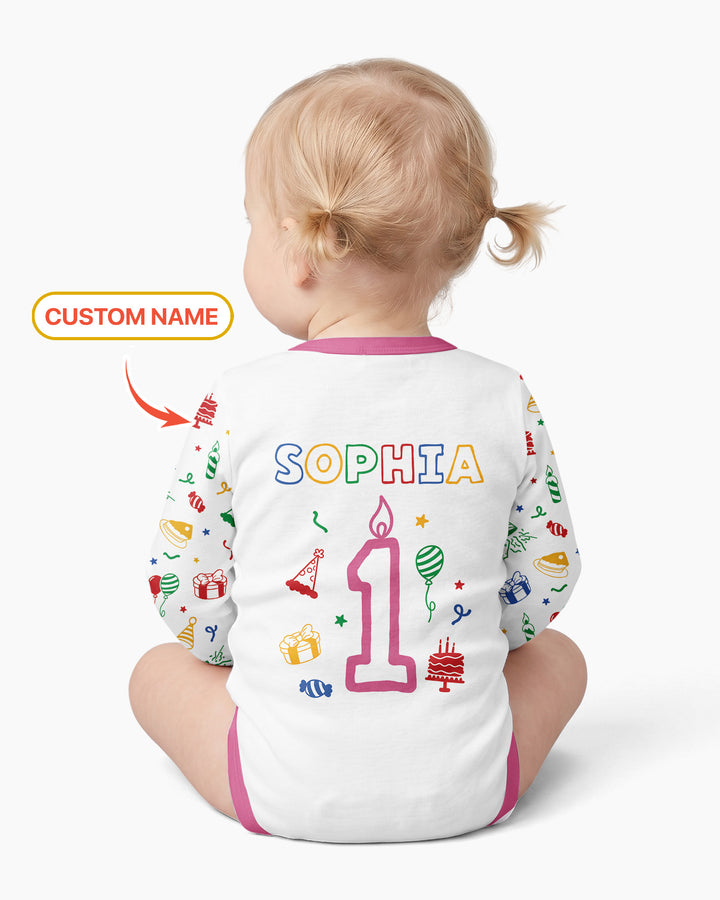 Gerippte Babykleidung mit individuellem Foto - Weich &amp; Skizzenhaft