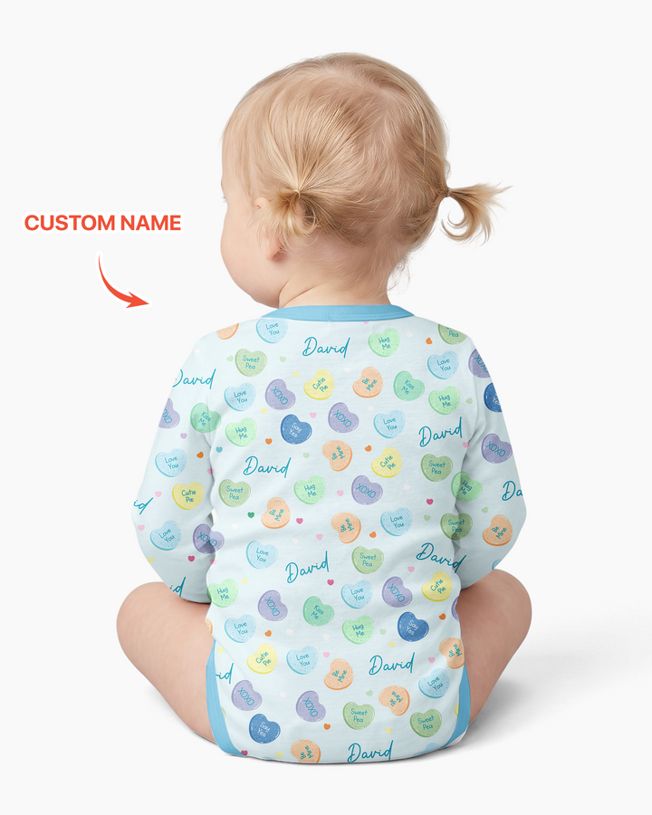 Gerippte Babykleidung mit individuellem Foto - Weich &amp; Skizzenhaft