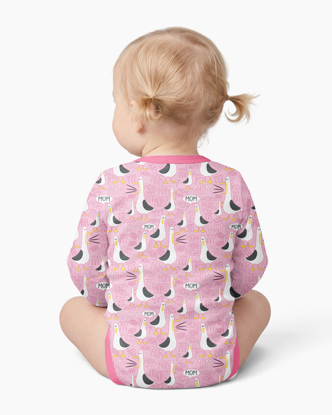 Gerippte Babykleidung mit individuellem Foto - Weich &amp; Skizzenhaft