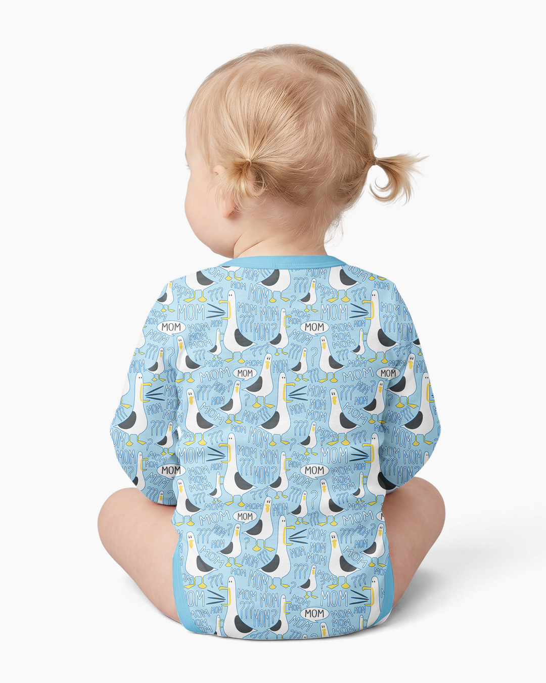 Gerippte Babykleidung mit individuellem Foto - Weich &amp; Skizzenhaft