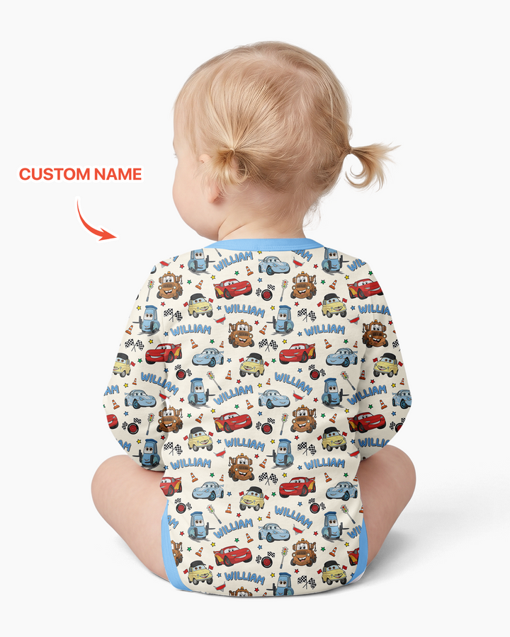 Gerippte Babykleidung mit individuellem Foto - Weich &amp; Skizzenhaft