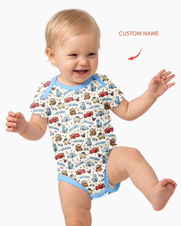 Gerippte Babykleidung mit individuellem Foto - Weich &amp; Skizzenhaft