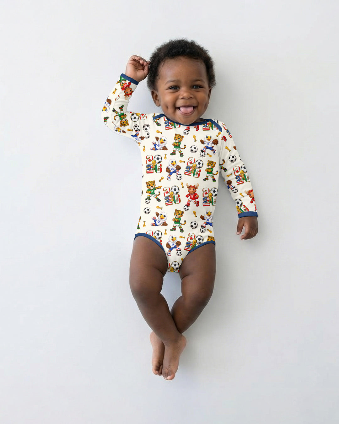 Gerippte Babykleidung mit individuellem Foto - Weich &amp; Skizzenhaft