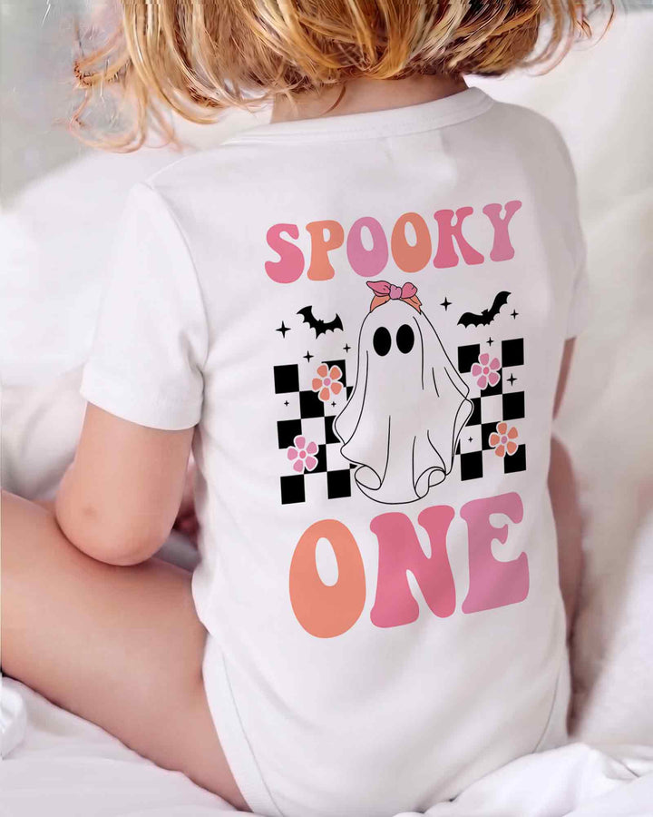Personalized Spooky One Bamboo Bodysuit