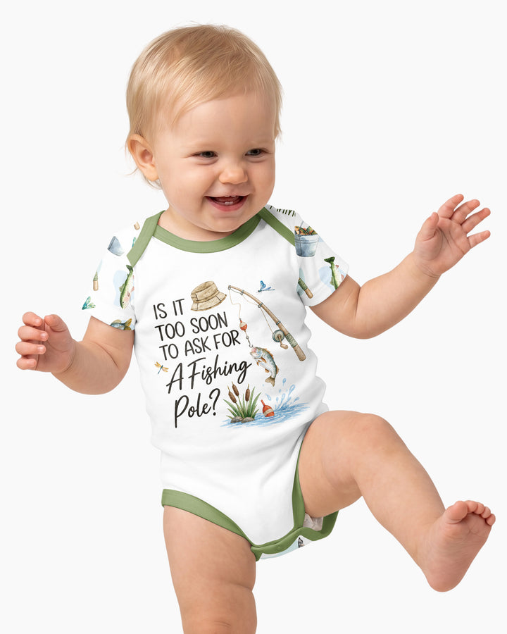 Is It Too Soon To Ask For A Fishing Pole Bamboo Bodysuit