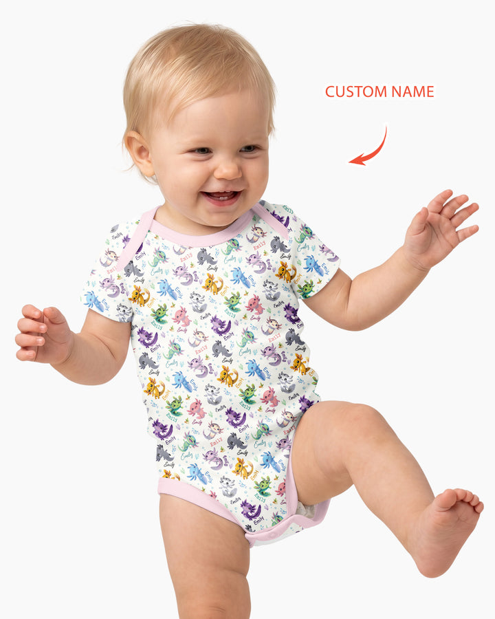 Gerippte Babykleidung mit individuellem Foto - Weich &amp; Skizzenhaft