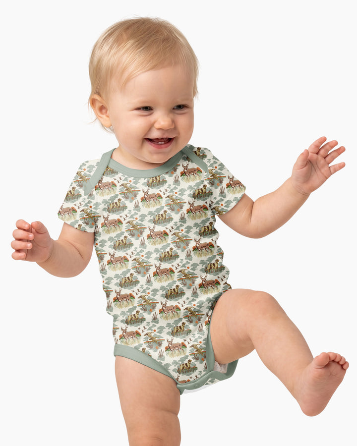 Gerippte Babykleidung mit individuellem Foto - Weich &amp; Skizzenhaft