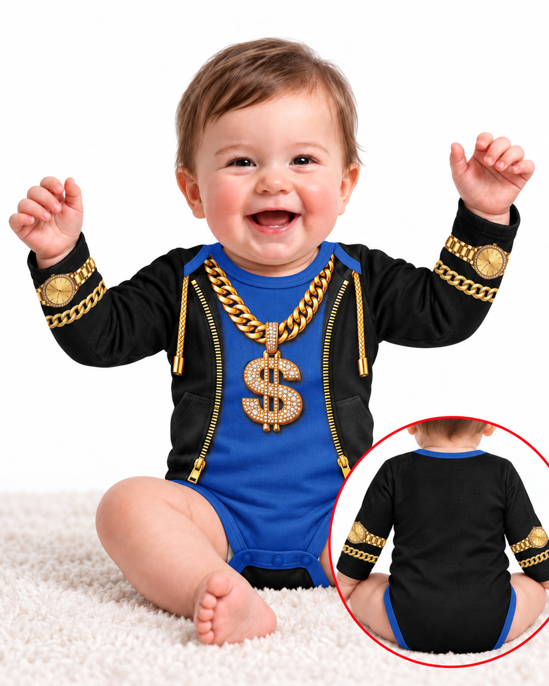 Little Chain King Bamboo Bodysuit