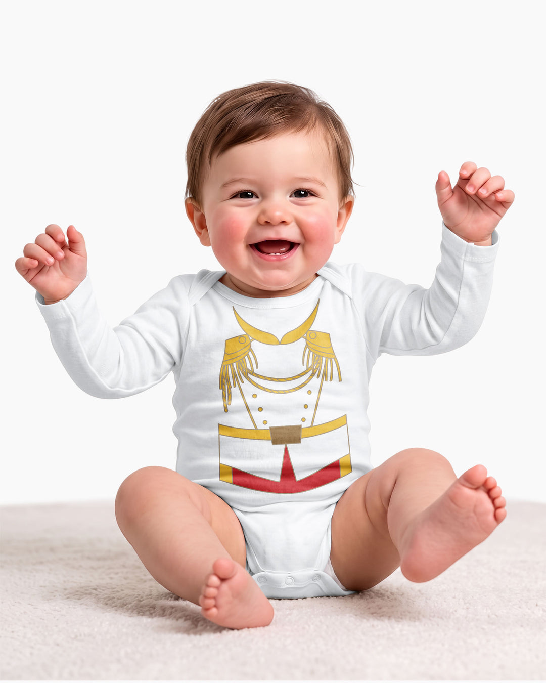Charming Baby Prince Halloween Costume Bamboo Bodysuit