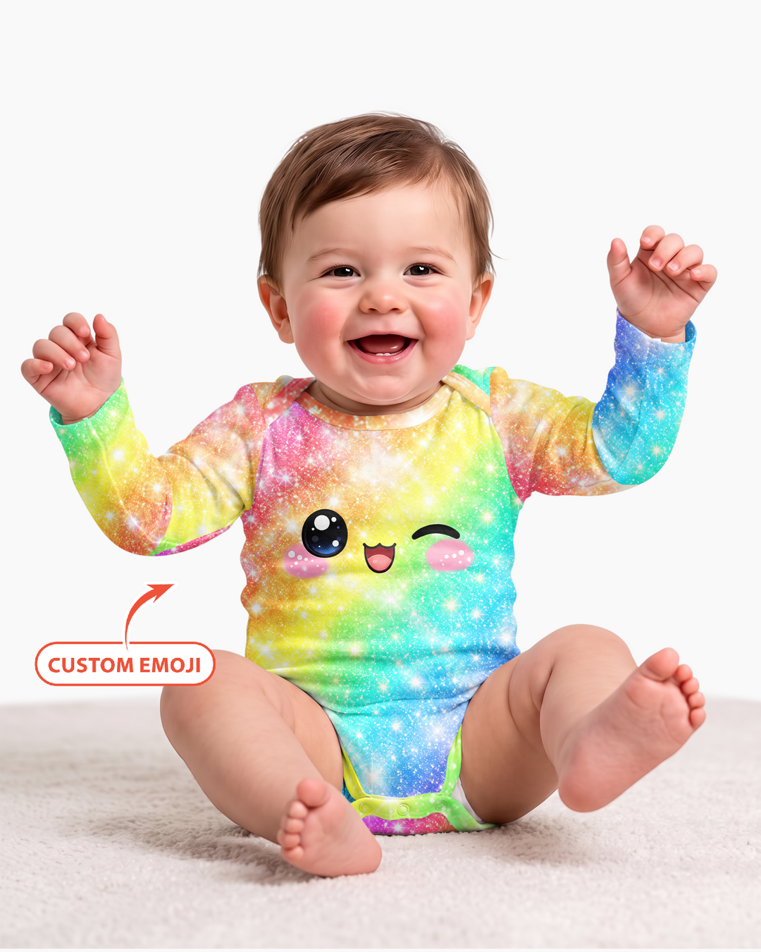 Kawaii Dumplings Emoji Bamboo Bodysuit
