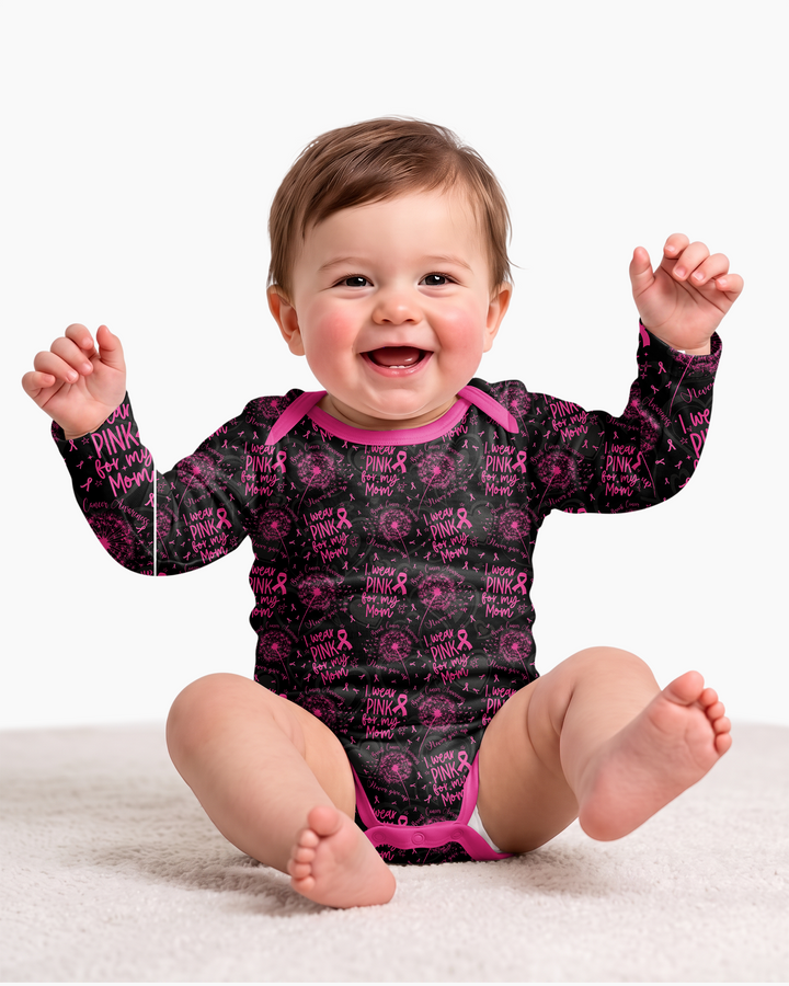 Gerippte Babykleidung mit individuellem Foto - Weich &amp; Skizzenhaft