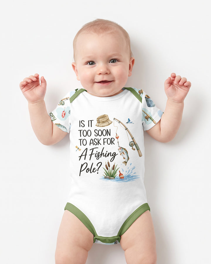 Is It Too Soon To Ask For A Fishing Pole Bamboo Bodysuit