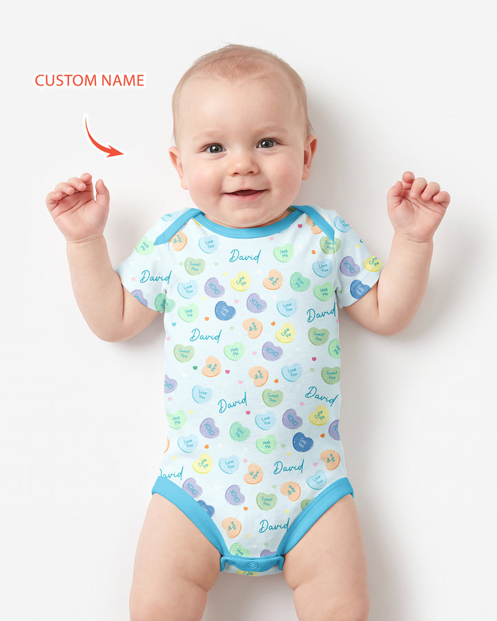 Gerippte Babykleidung mit individuellem Foto - Weich &amp; Skizzenhaft