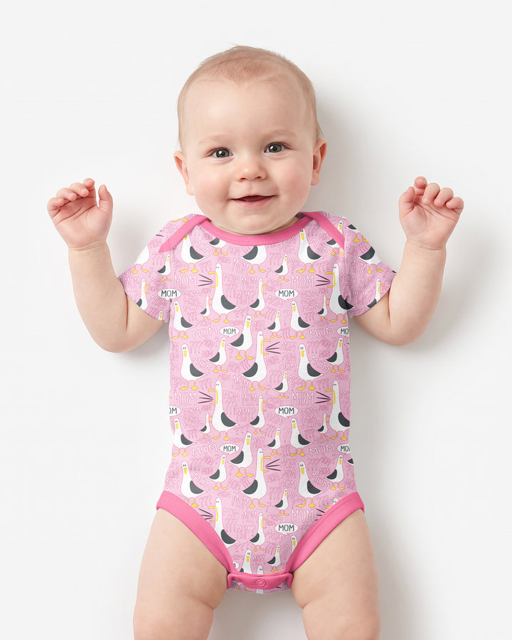 Gerippte Babykleidung mit individuellem Foto - Weich &amp; Skizzenhaft