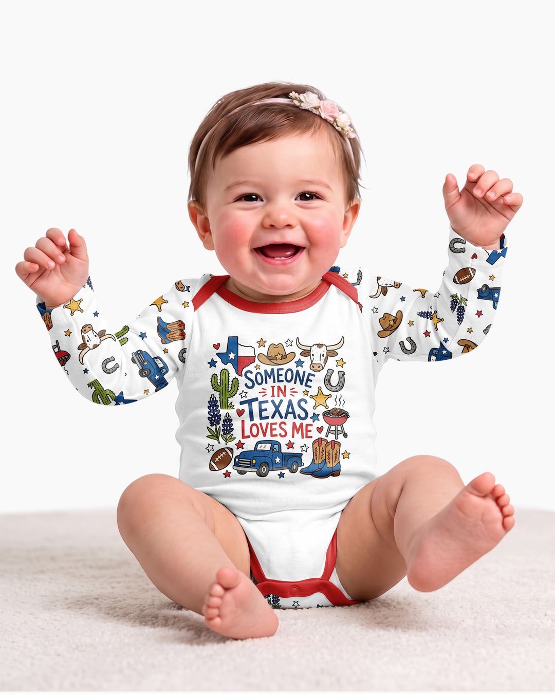 Someone in Texas Loves Me Bamboo Bodysuit