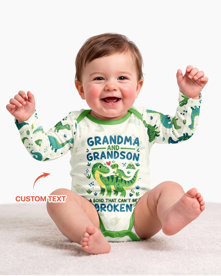Personalized A Bond That Can't Be Broken Bamboo Bodysuit
