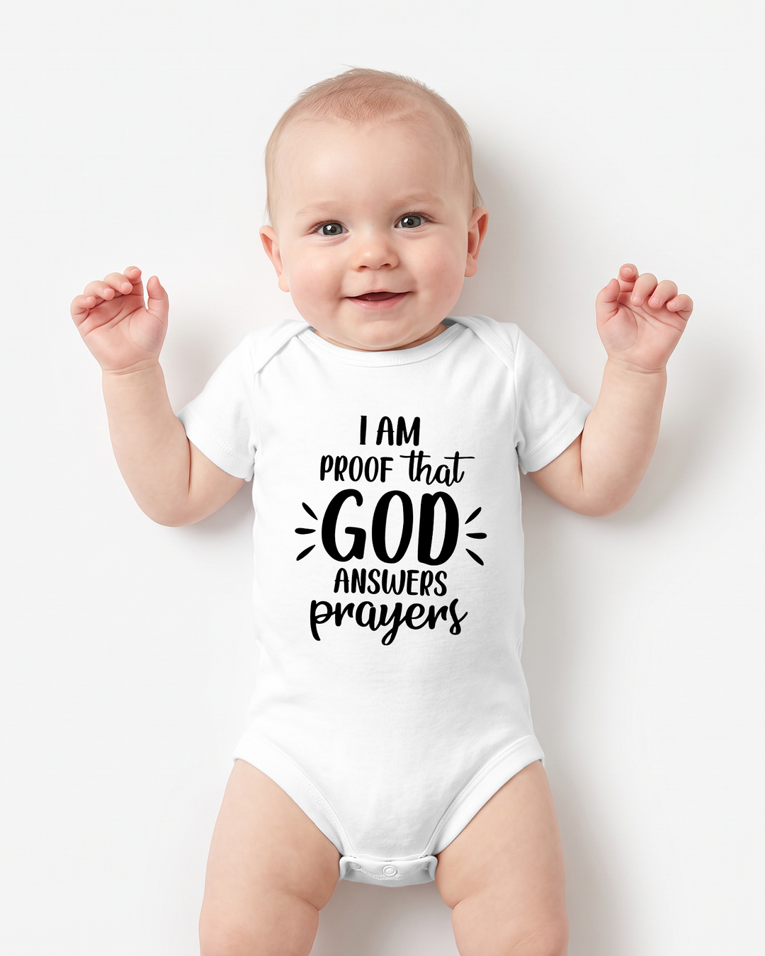 I'm Proof that God Answers Prayers Bamboo Bodysuit