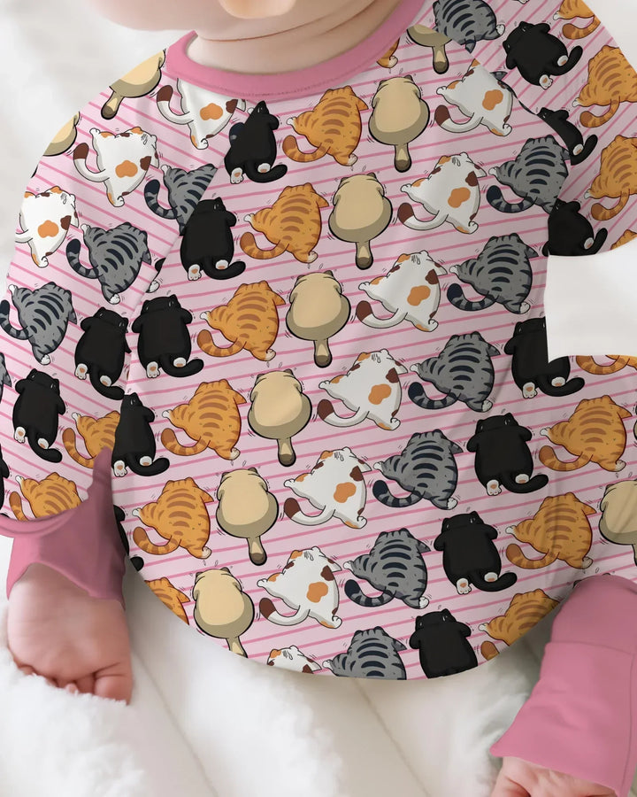 Gerippte Babykleidung mit individuellem Foto - Weich &amp; Skizzenhaft