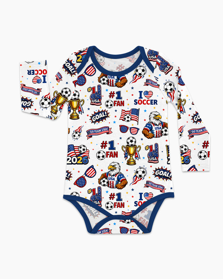 USA Soccer 2026 Party Bamboo Bodysuit