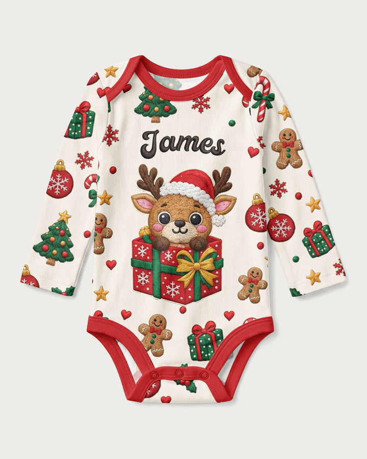 Little Reindeer Surprise Bamboo Bodysuit