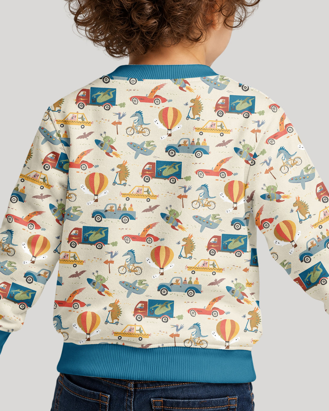 Monsters on the Move Bamboo Crewneck Sweatshirt